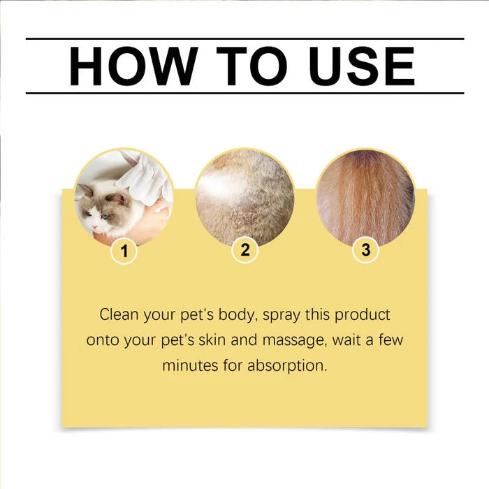 Petoz World SkinClear Spray — Pet Skin Treatment for Fungal & Bacterial Infections