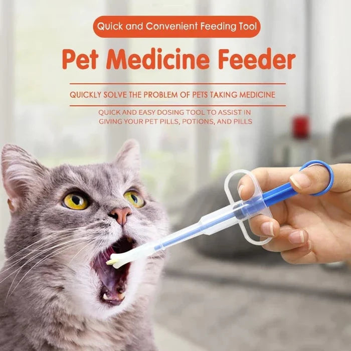 Petoz World PillEase Syringe — Stress-Free Pet Pill & Liquid Dispenser