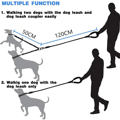 Petoz World BungeeLead — Heavy Duty Dog Leash with Shock-Absorbing Bungee