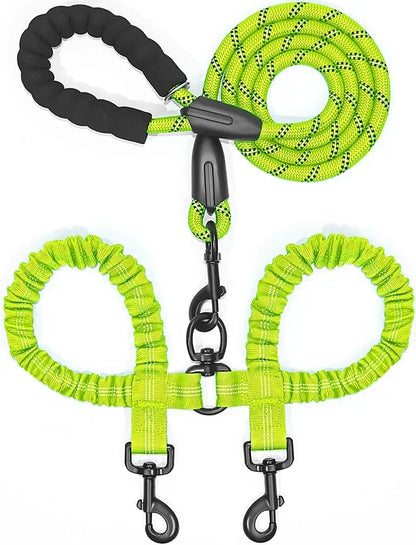 Petoz World BungeeLead — Heavy Duty Dog Leash with Shock-Absorbing Bungee