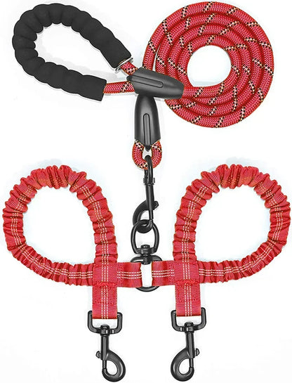 Petoz World BungeeLead — Heavy Duty Dog Leash with Shock-Absorbing Bungee