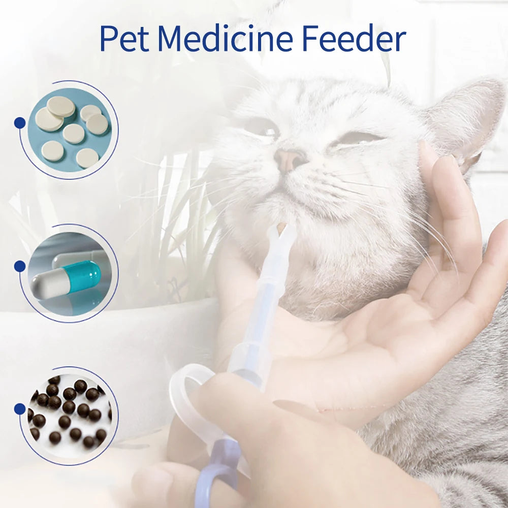 Petoz World PillEase Syringe — Stress-Free Pet Pill & Liquid Dispenser
