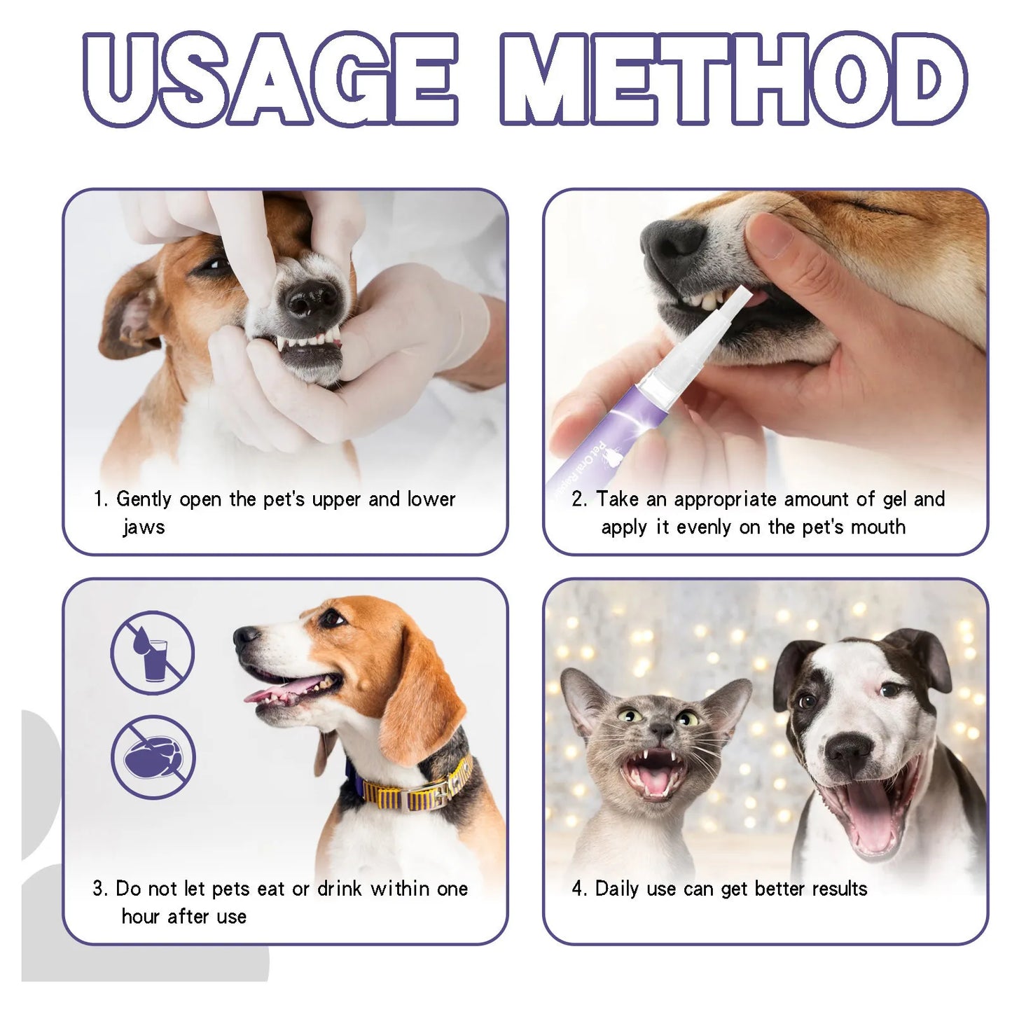 Petoz World BrightBite Gel — Pet Oral Repair & Tartar Removal Gel