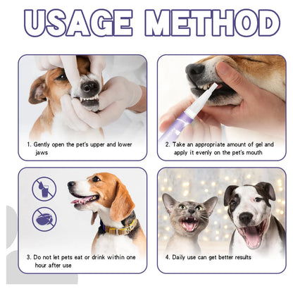 Petoz World BrightBite Gel — Pet Oral Repair & Tartar Removal Gel