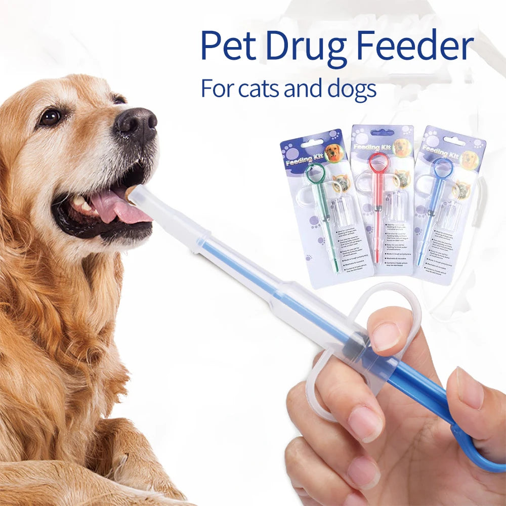 Petoz World PillEase Syringe — Stress-Free Pet Pill & Liquid Dispenser