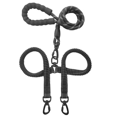 Petoz World BungeeLead — Heavy Duty Dog Leash with Shock-Absorbing Bungee