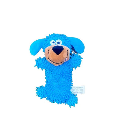 Petoz World SqueakPal Plush — Squeaky Dog Toy with Dental-Cleaning Nubs