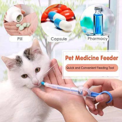 Petoz World PillEase Syringe — Stress-Free Pet Pill & Liquid Dispenser